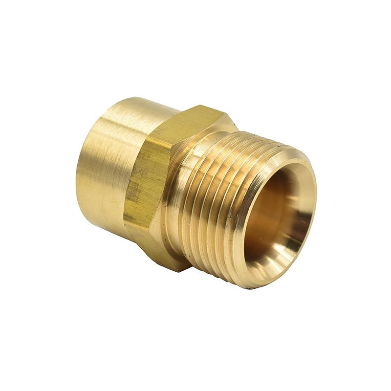 Interstate Pneumatics PW7150 Pressure Washer M22 x 1/4 inch FNPT Brass Adapter, 4000 PSI - Image 3
